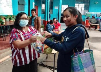 Efectúan séptima entrega de alimentación escolar en Totonicapán