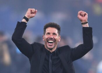 Diego Pablo Simeone celebrando. // Foto: Vanitatis.