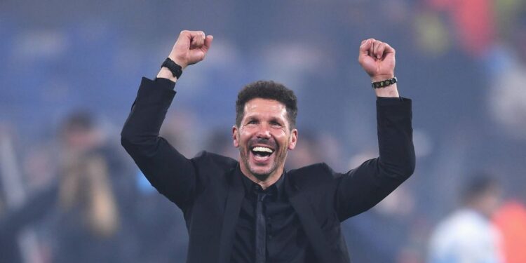 Diego Pablo Simeone celebrando. // Foto: Vanitatis.