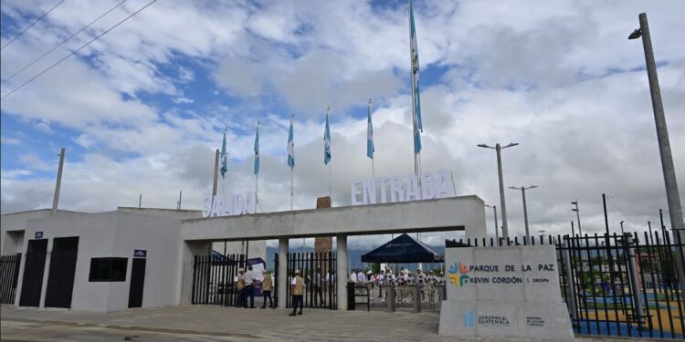 Parque de la Paz Kevin Cordón abre sus puertas a todo público
