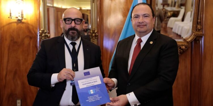 Misión de observadores de la Unión Europea entrega informe final a autoridades guatemaltecas
