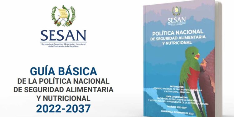 Actualización de la Política Nacional de Seguridad Alimentaria y Nutricional 2022-2037. // Foto: Sesan.