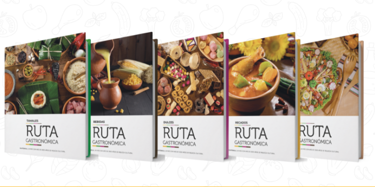 La Ruta Gastronómica es una colección de cinco libros. / Foto: MCD.
