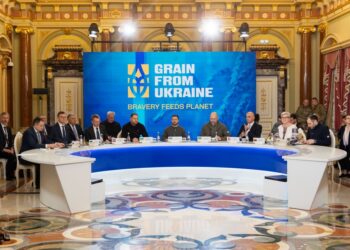 Presidente de Guatemala insta a la acción por la paz en Ucrania. / Foto: Gobierno de Ucrania.