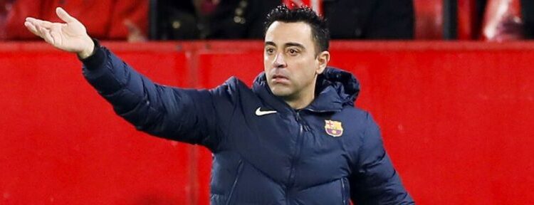 Xavi: “Nuestra primera parte es inaceptable”