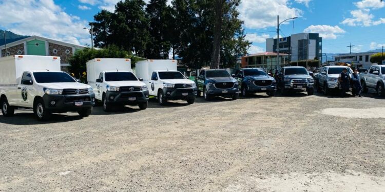 San Marcos recibe vehículos y motocicletas para fortalecer el primer nivel de atención en salud