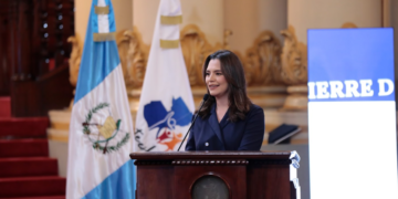La secretaria de Segeplan, Keila Vilchez, también es integrante de la Comisión de Transición. / Foto: Noé Pérez.