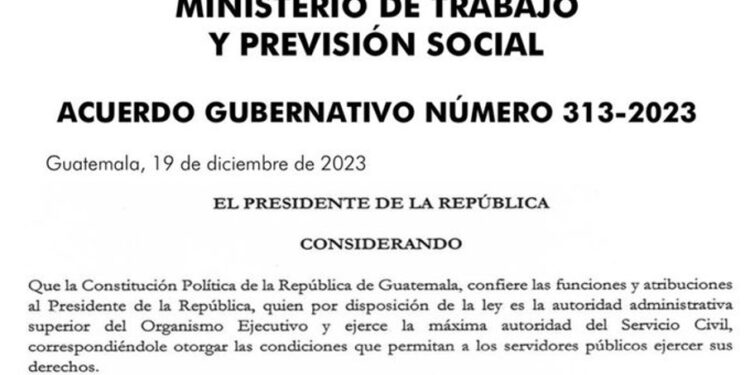 Gobierno concede permiso laboral a empleados públicos el 26 de diciembre y 2 de enero