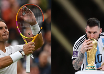 Messi regala a Nadal su camiseta de Argentina campeona mundial en Catar