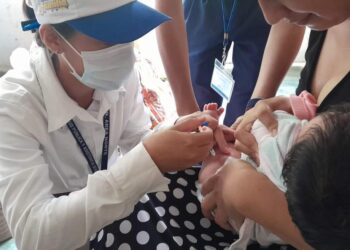 Vecinos de San Benito, Petén, conocieron la importancia de la vacunación. / Foto: MSPAS.