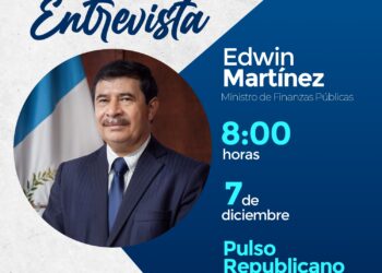 Ministro de Finanzas, Edwin Martínez