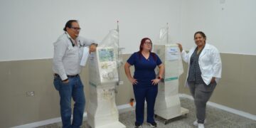 Nuevo equipo para la unidad de hemodiálisis. /Foto: MSPAS