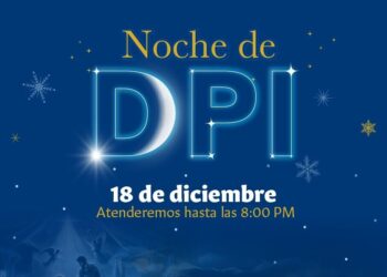Renap anuncia Noche del DPI para este lunes