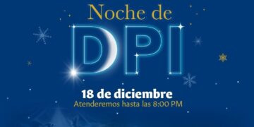 Renap anuncia Noche del DPI para este lunes