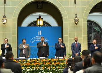 El presidente Giammattei ha evidenciado mejoras notables en las más de 65 entidades que conforman el Organismo Ejecutivo / Foto: Alvaro Interiano.