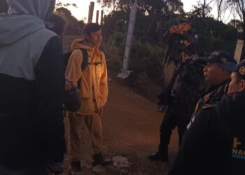 Operativo de rescate en el volcán Tajumulco, San Marcos