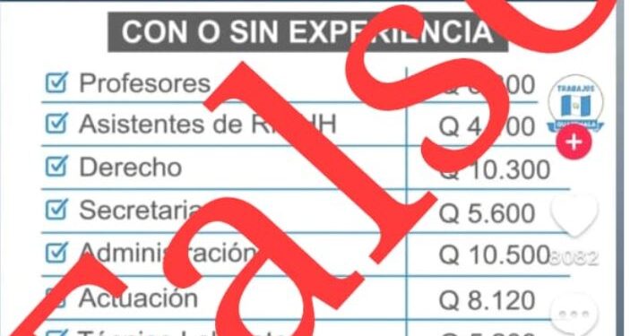 Hacen el llamado a no dejarse engañar con puestos de docentes a cambio de dinero