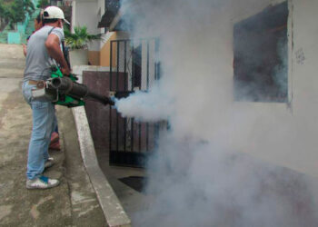 Salud desarrolla jornadas de fumigación para la prevención del dengue. /Foto: DCA