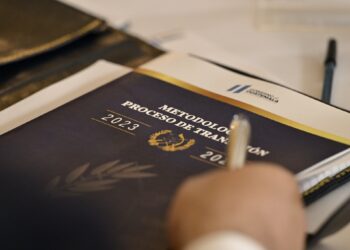 Metodología del Proceso de Transición. / Foto: Gobierno de Guatemala.