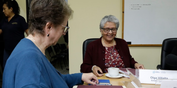 Secretaria de Seprem y delegada del binomio electo. / Foto: José Archila.