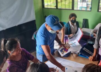 Capacitaciones como parte del programa Crecer Sano. /Foto: Sesan.