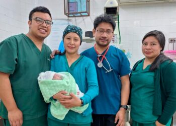 Hospital Departamental de Totonicapán recibió el nacimiento del primer bebé del 2024