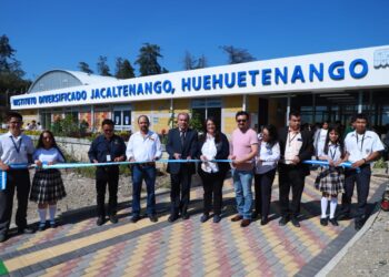Inauguración del Instituto Tecnológico de Jacaltenango, Huehuetenango. / Foto: Mineduc.