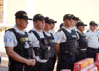 Dispositivo de seguridad por la transmisión de mando presidencial. / Foto: Mingob.