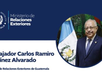 Carlos Ramiro Martínez, nuevo canciller de Guatemala. / Foto: Minex.