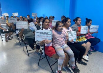 Comerciantes recibieron cursos de higiene para la recepción de peregrinos. /Foto: MSPAS