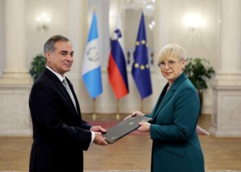 Embajador guatemalteco presenta cartas credenciales ante la República de Eslovenia