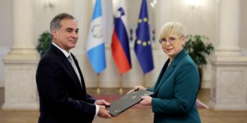 Embajador guatemalteco presenta cartas credenciales ante la República de Eslovenia