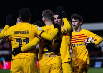 El Barcelona sufre ante un Barbastro que luchó hasta el final