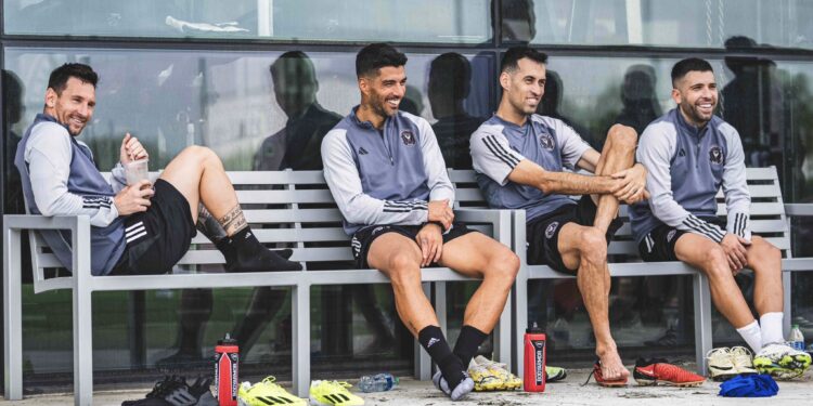 Messi y Luis Suárez se entrenan juntos por primera vez con el Inter Miami