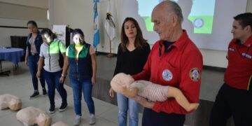 Se brinda primera capacitación del año en primeros auxilios en guardería infantil de CIV