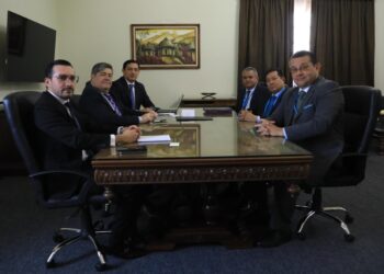 Funcionarios dialogaron sobre seguridad y otros temas de interés bilateral. /Foto: Mingob