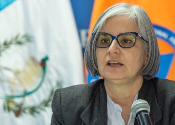 Claudinne Ogaldes Cruz, secretaria ejecutiva de la Conred. /Foto: Conred