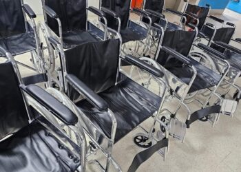 Sillas de ruedas para el Hospital San Benito, Petén. / Foto: MSPAS.