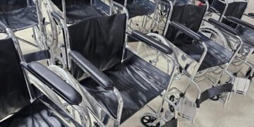 Sillas de ruedas para el Hospital San Benito, Petén. / Foto: MSPAS.