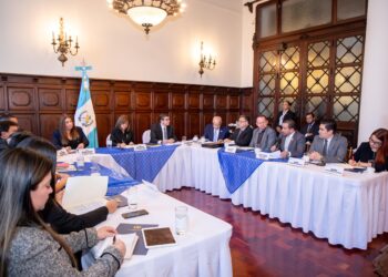 Vicepresidenta aborda con autoridades temas de orden migratorio