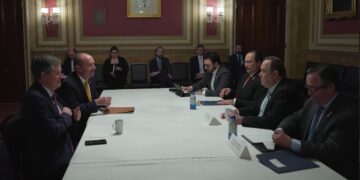 Presidente Alejandro Giammattei reafirma relaciones bilaterales con senadores y congresistas estadounidenses