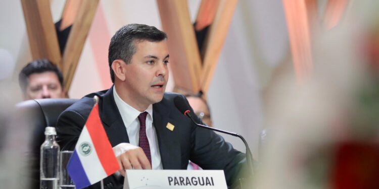 Presidente de Paraguay, Santiago Peña, acudirá para la transmisión de mando. / Foto: @SantiPenap.