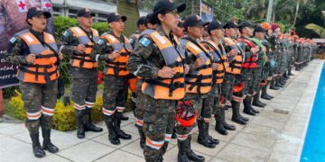 Brigada Humanitaria y Rescate dio inicio al ciclo de entrenamiento 2024. / Foto: Ejército de Guatemala.