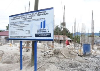 Avanza construcción de Puesto de Salud en Esquipulas, Chiquimula