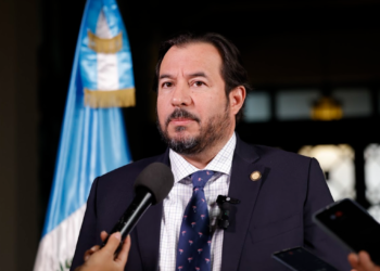 Presidente de la junta directiva del IGSS. / Foto: Gilber García.