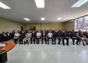 Mandos de la Comisaría 42 sostienen reunión para fortalecer seguridad en los municipios de San Marcos