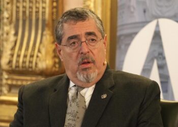 Presidente Arévalo durante entrevista en Tribuna EFE. /Foto: EFE