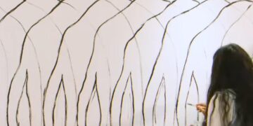 El mural tiene 25 frijoles que representan los 25 idiomas mayas. /Foto: Inguat