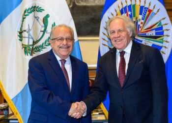 Canciller se reunió con el secretario general de la OEA