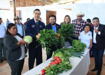 Inauguran estructura demostrativa de bambú